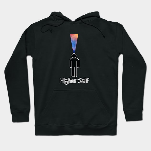 Higher Self Male Hoodie by HigherSelfSource